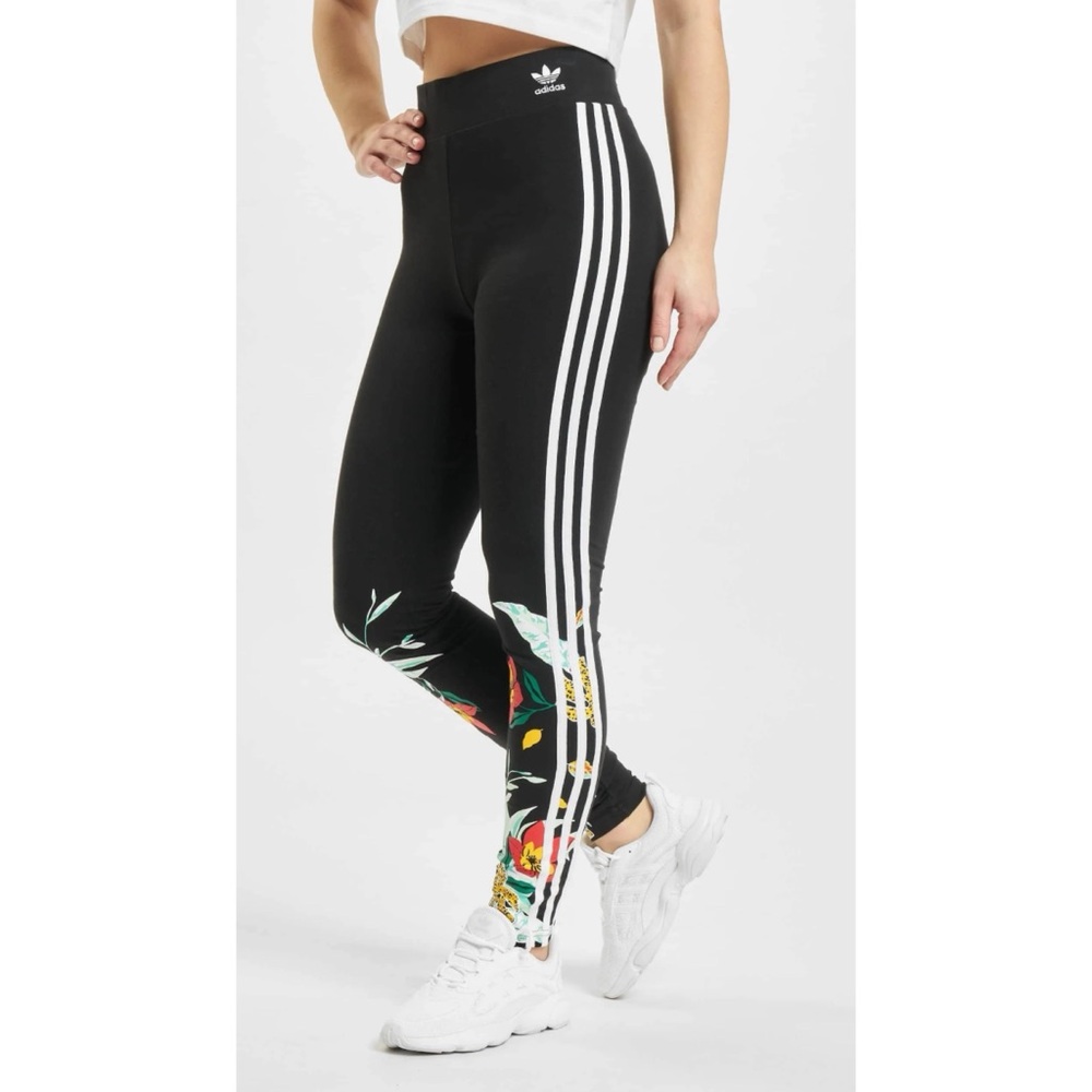 Adidas HER Studio Floral Leggings‎ Size Small